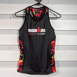 LN ZOOT Ironman Madison WI 40th Anniv Tri Top Medium Racerback Tank Triathlon